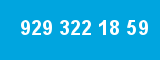 929 322 18 59 929 322 18 59